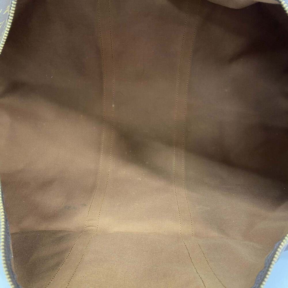 LOUIS VUITTON Brown Monogram Keepall 60 Boston Bag - Picture 4 of 11